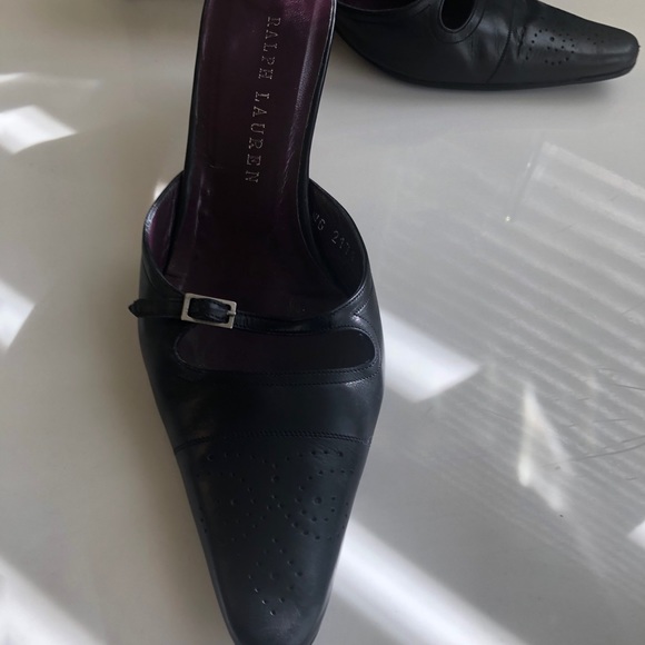 Beautiful Ralph Lauren Purple Label mules - Picture 2 of 8